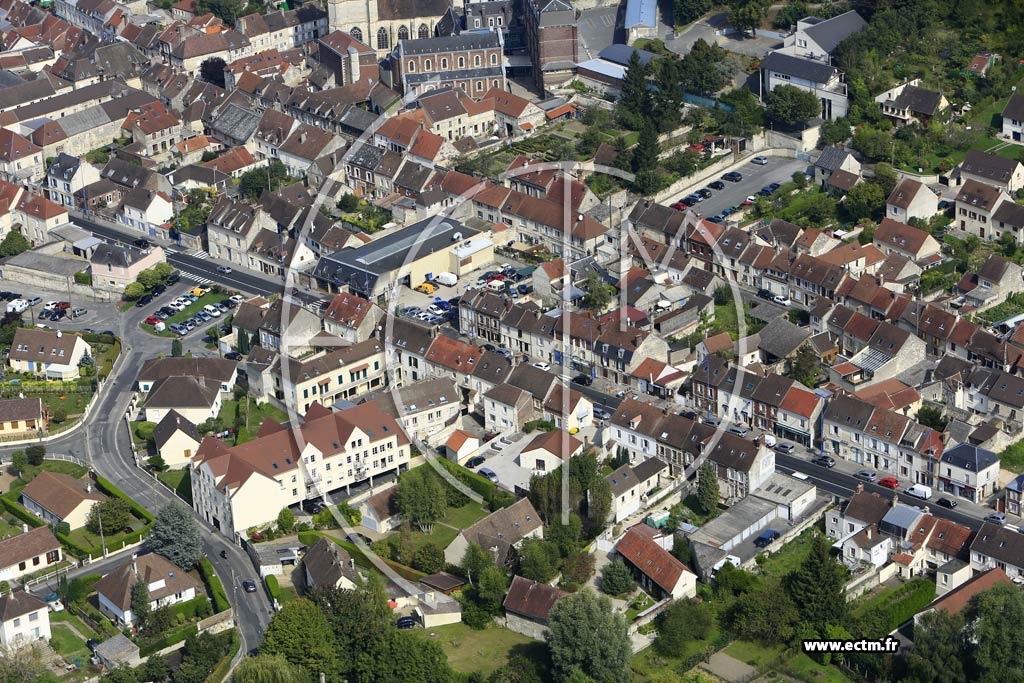 Photo arienne de Pont-Sainte-Maxence (Centre)
