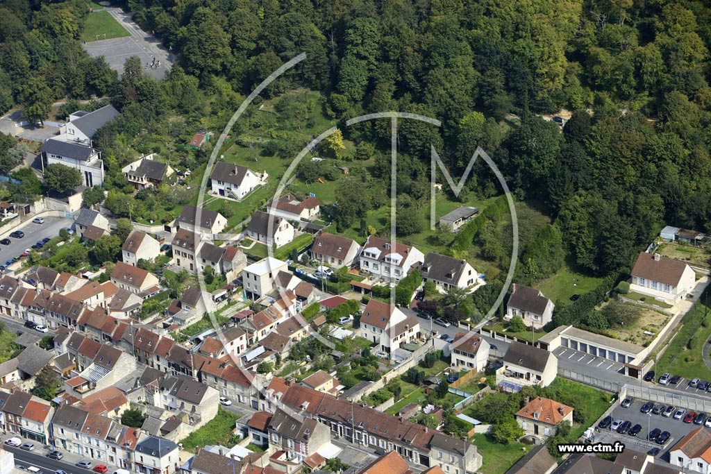 Photo arienne de Pont-Sainte-Maxence (Centre)