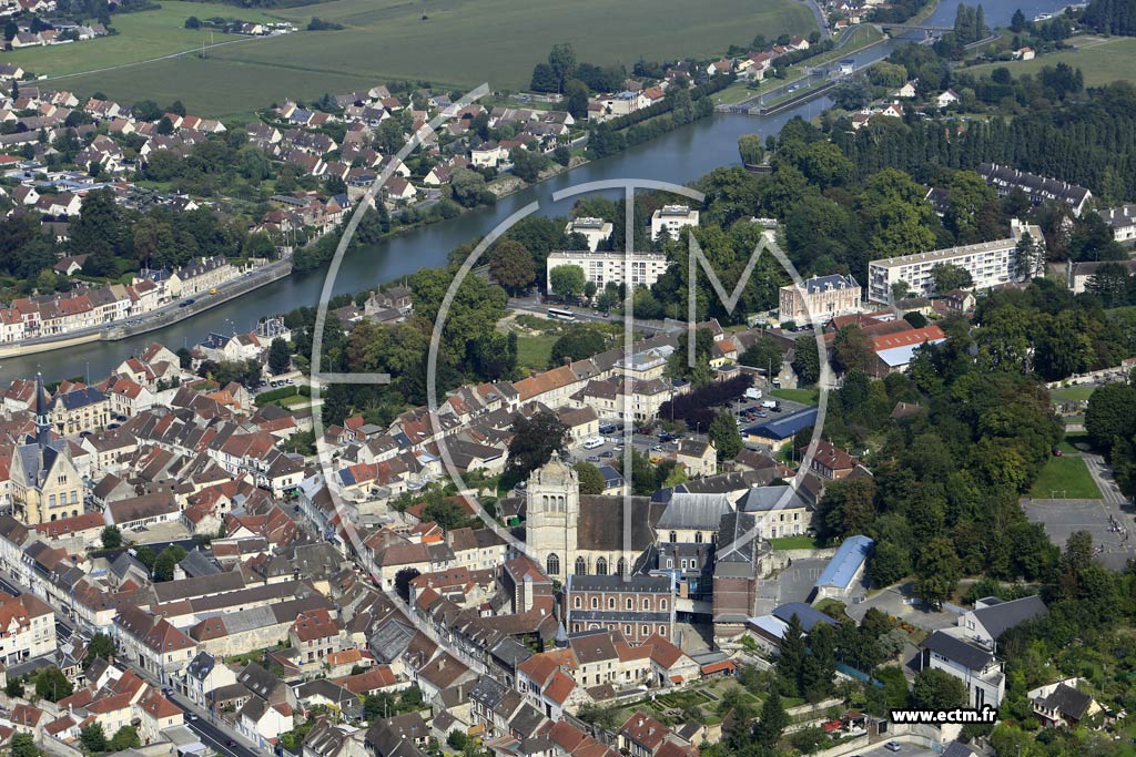 Photo arienne de Pont-Sainte-Maxence (Centre)