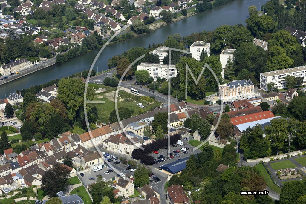 Photo arienne de Pont-Sainte-Maxence (Centre)