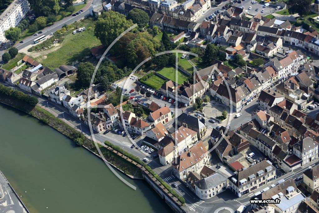 Photo arienne de Pont-Sainte-Maxence (Centre)