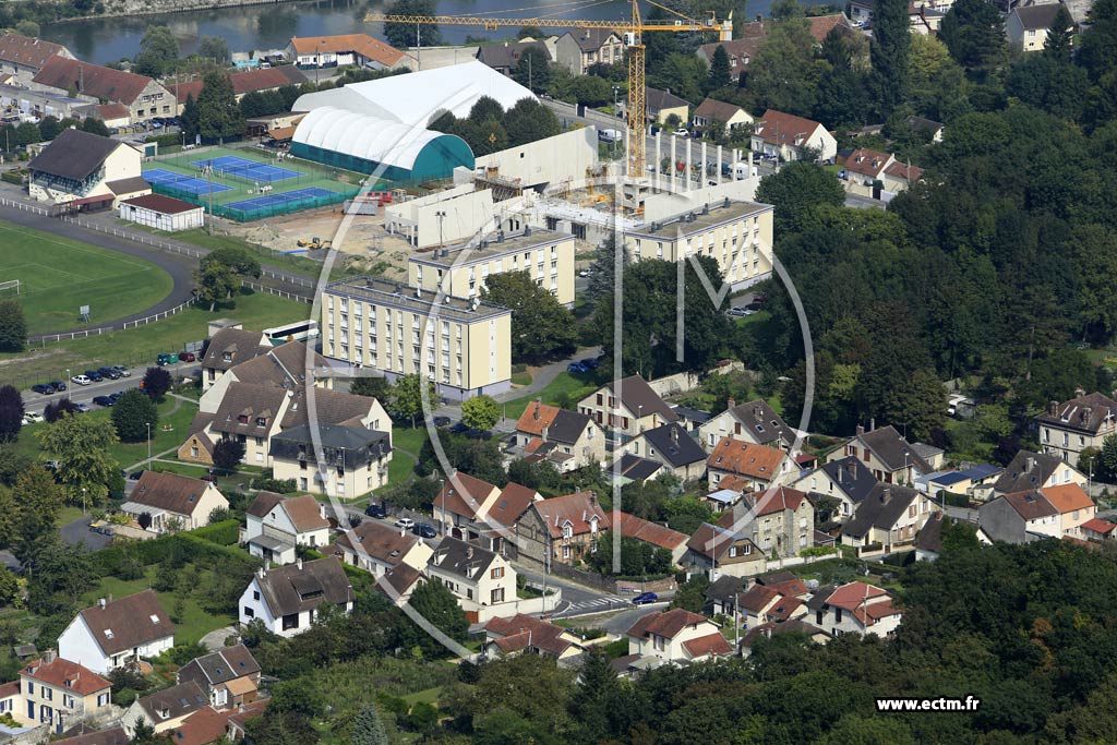 Photo arienne de Pont-Sainte-Maxence (Faubourg Cajeux)
