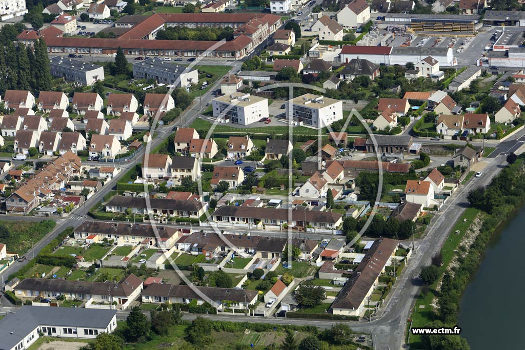 Photo arienne de Pont-Sainte-Maxence (Faubourg de Flandre)