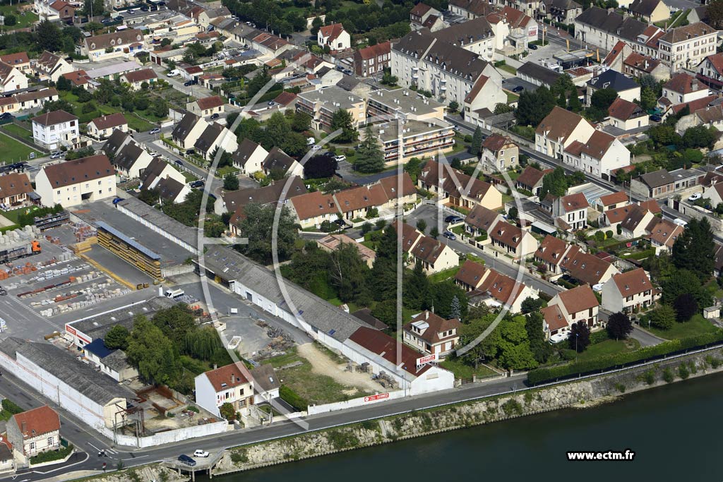 Photo arienne de Pont-Sainte-Maxence (Faubourg de Flandre)
