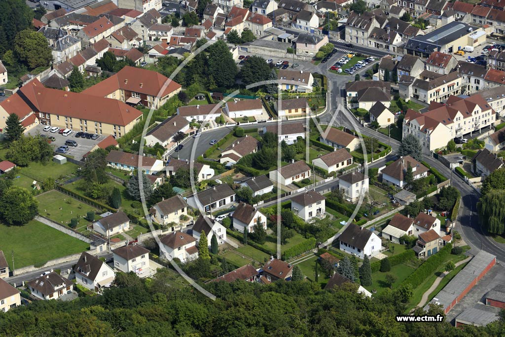 Photo arienne de Pont-Sainte-Maxence (Mimbertin)