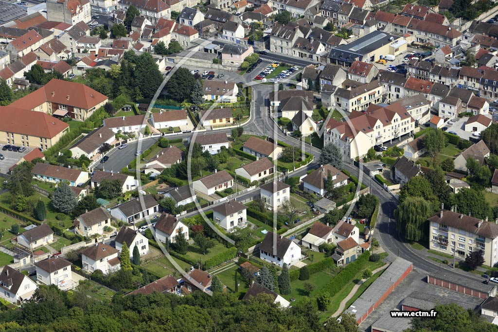 Photo arienne de Pont-Sainte-Maxence (Mimbertin)