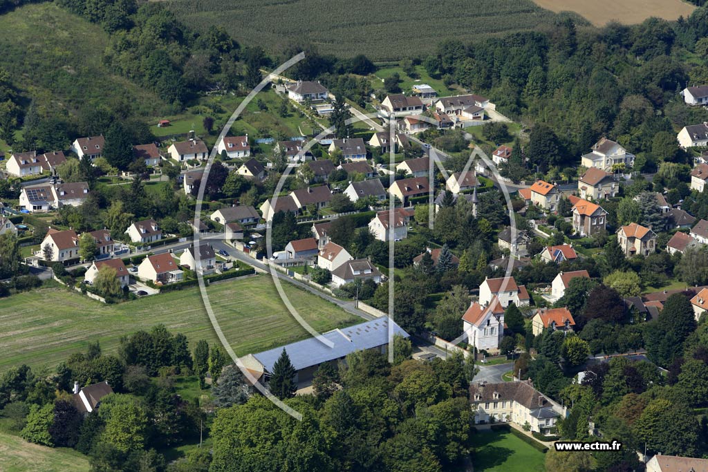 Photo arienne de Prcy-sur-Oise