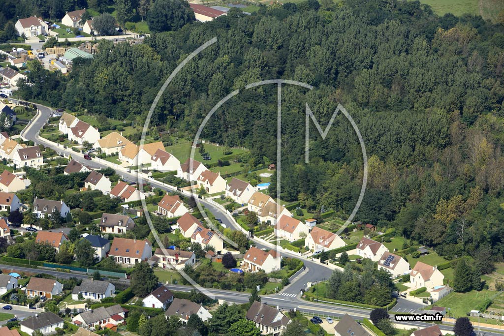 Photo arienne de Prcy-sur-Oise (le Martray)