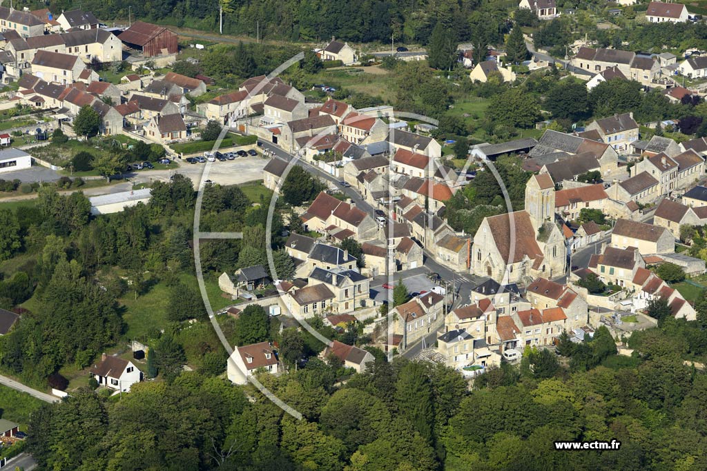 Photo arienne de Saint-Vaast-ls-Mello (Centre)