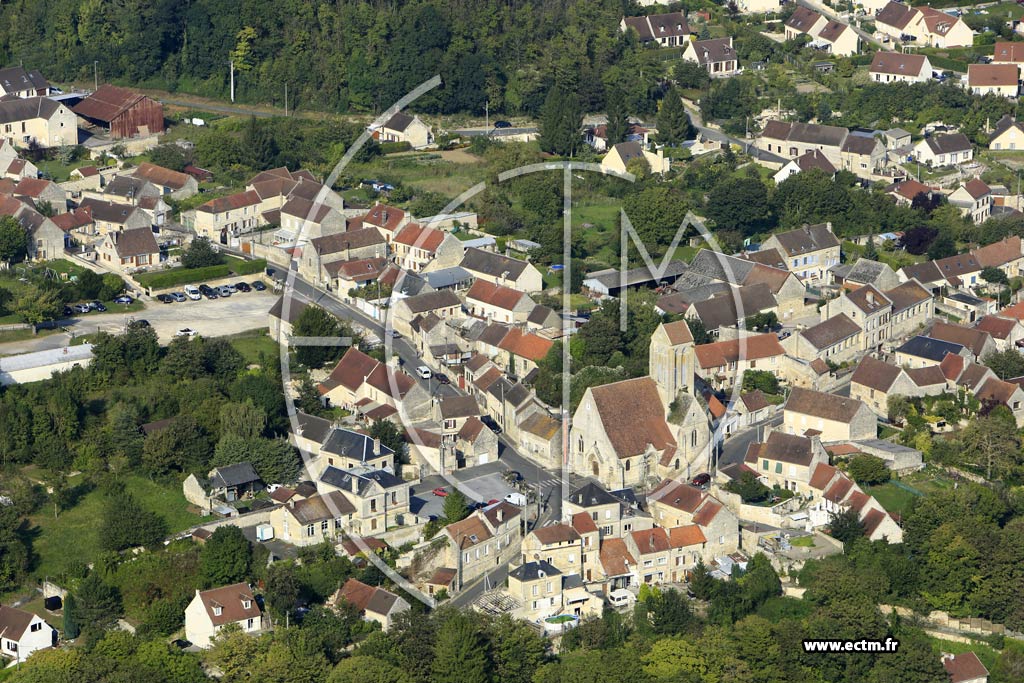 Photo arienne de Saint-Vaast-ls-Mello (Centre)