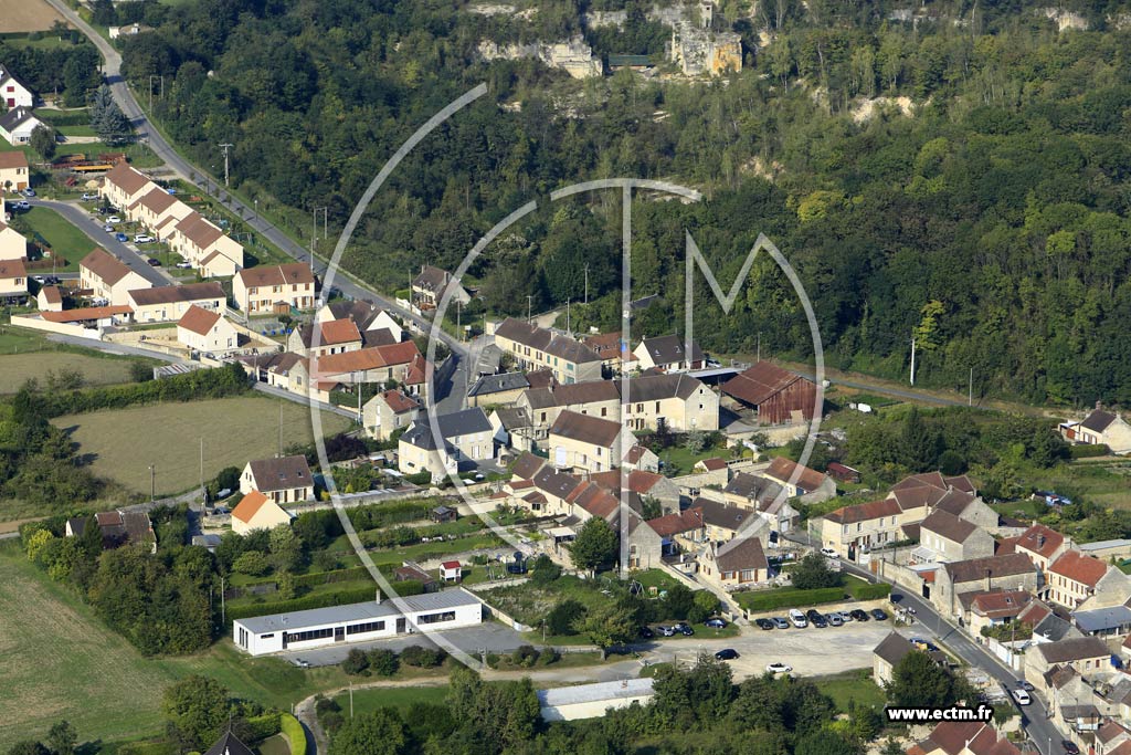 Photo arienne de Saint-Vaast-ls-Mello (Centre)