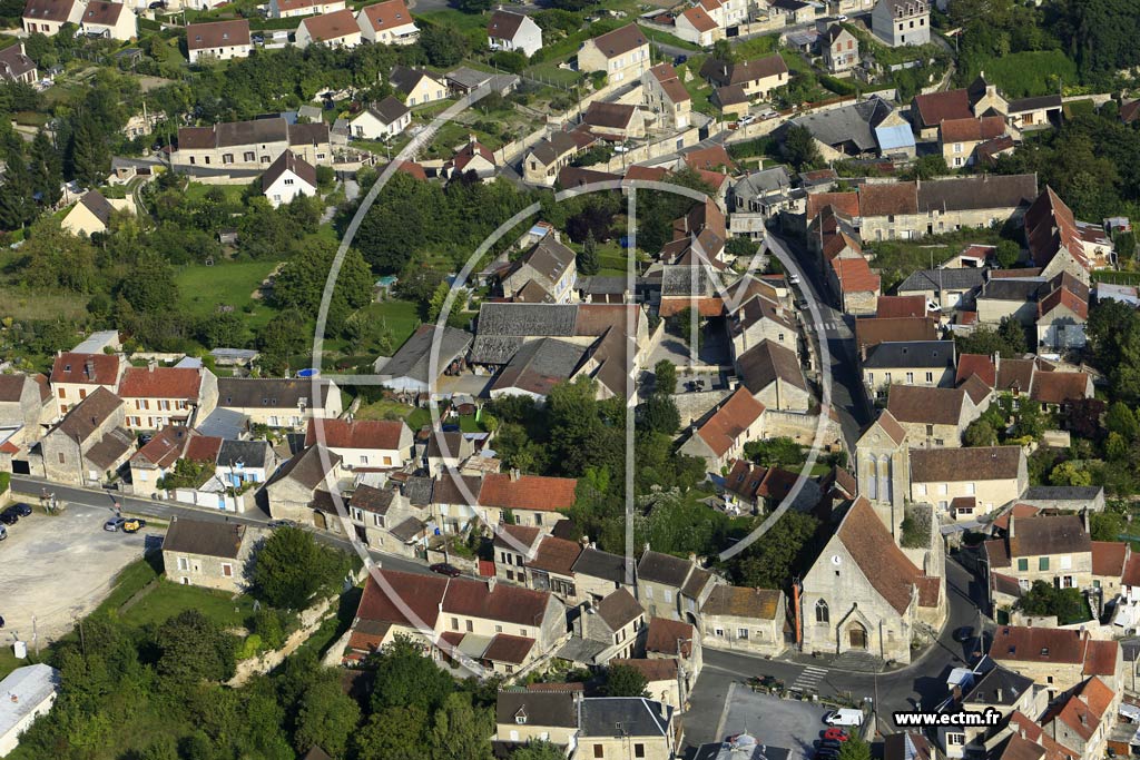 Photo arienne de Saint-Vaast-ls-Mello (Centre)