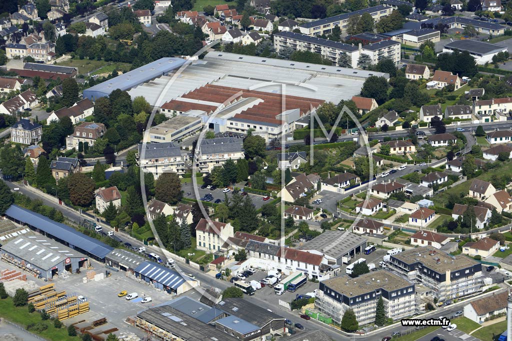 Photo arienne de Senlis (Bon Secours)