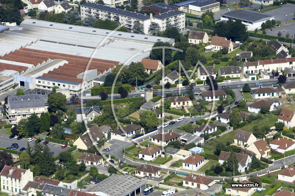 Photo arienne de Senlis (Bon Secours)