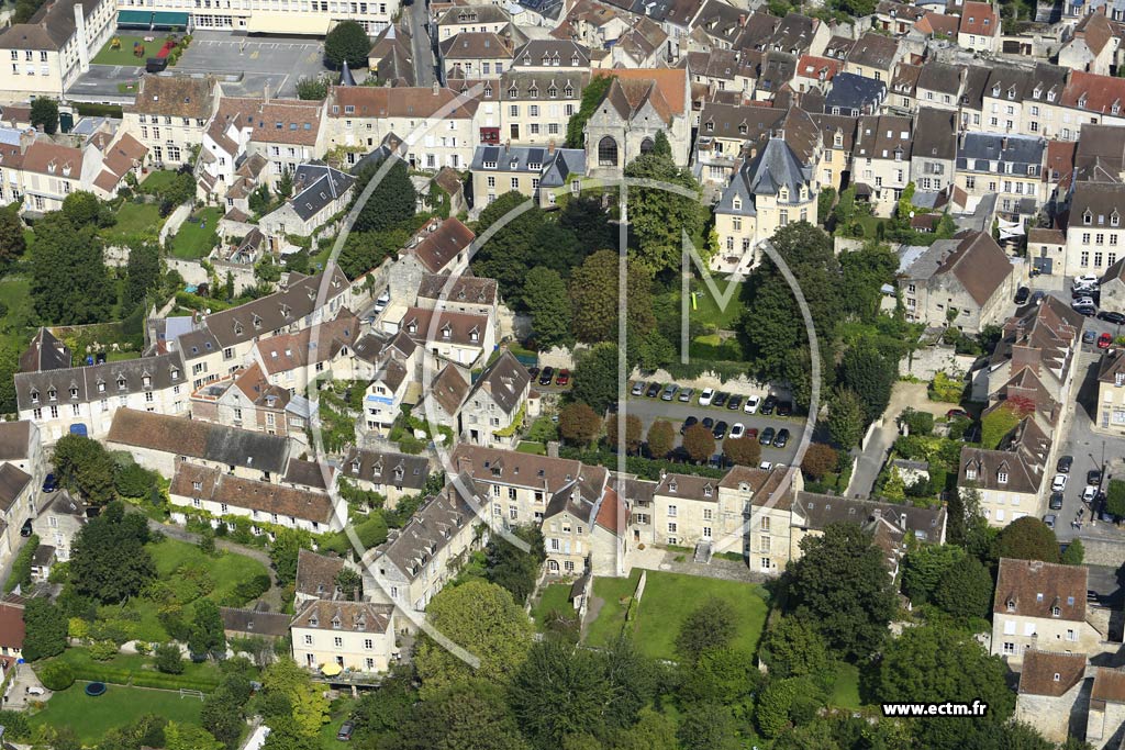Photo arienne de Senlis (Centre)