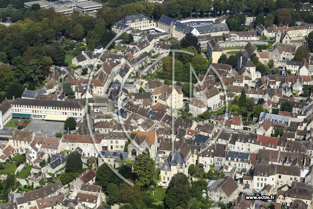 Photo arienne de Senlis (Centre)
