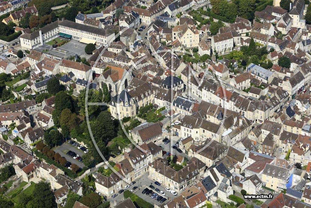 Photo arienne de Senlis (Centre)