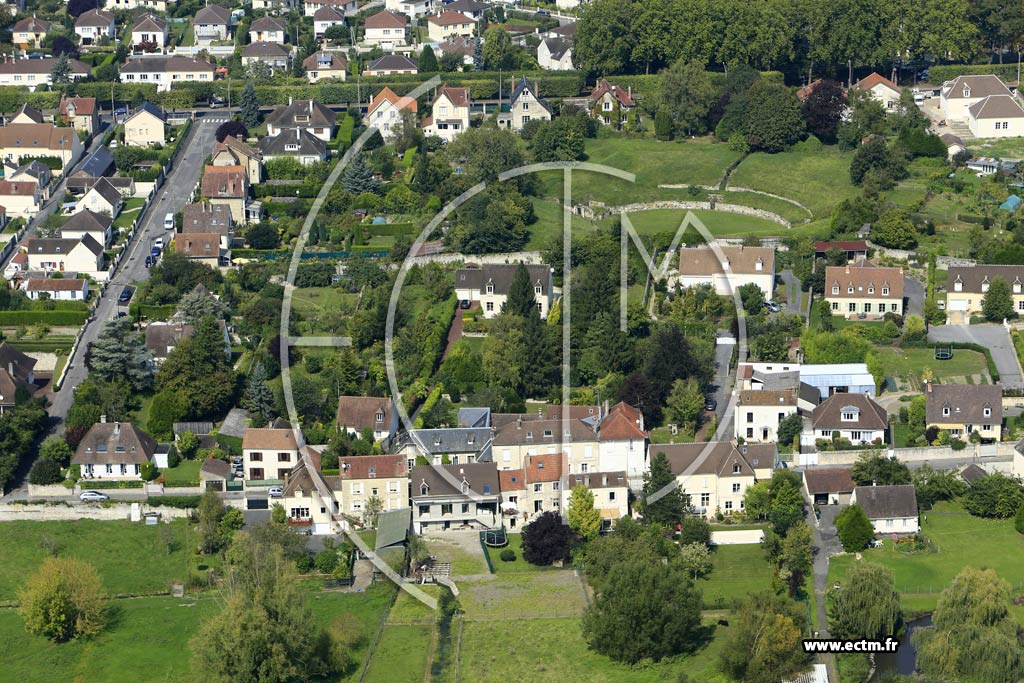 Photo arienne de Senlis (Faubourg Saint-Martin)