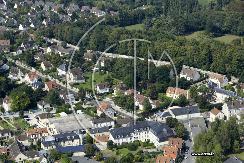 Photo arienne de Senlis (Faubourg Saint-Martin)