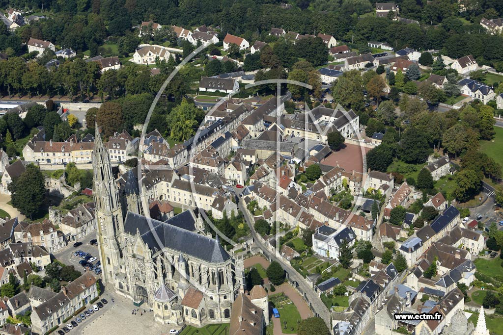 Photo arienne de Senlis (Faubourg Villevert)