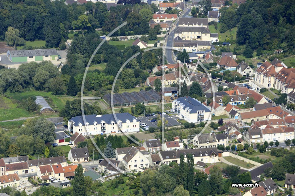 Photo arienne de Verneuil-en-Halatte