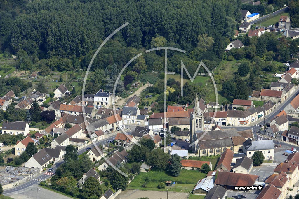 Photo arienne de Verneuil-en-Halatte (les Bires)