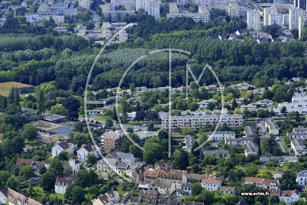 Photo arienne de Boussy-Saint-Antoine (la Croix Rouge)