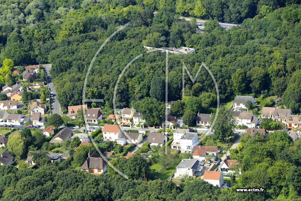 Photo arienne de Boussy-Saint-Antoine (le Gord)