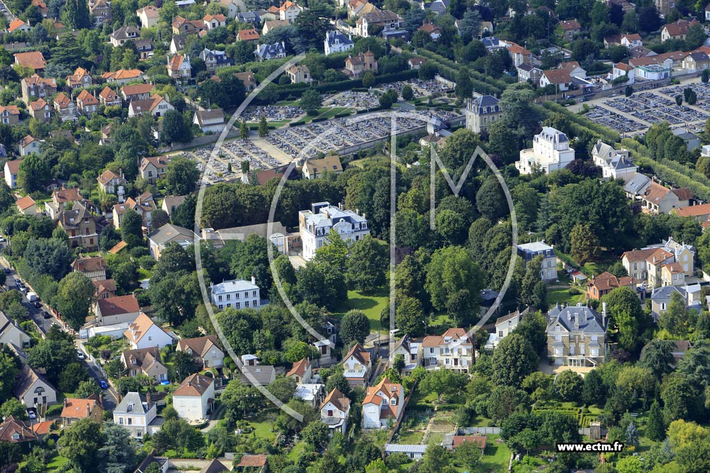 Photo arienne de Brunoy (les Guigneplantes)