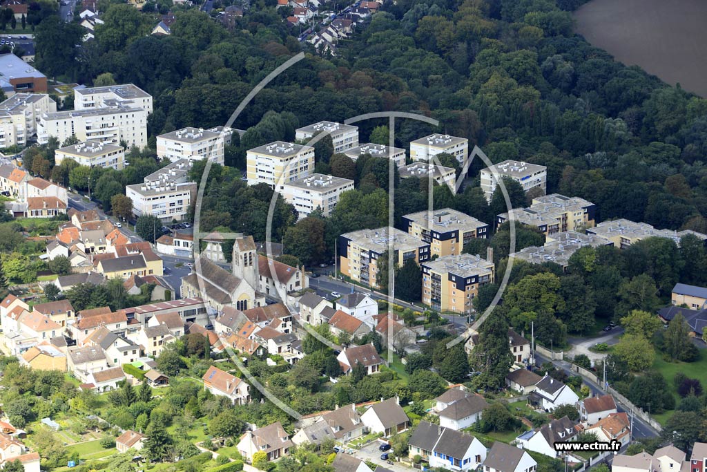 Photo arienne de Combs-la-Ville