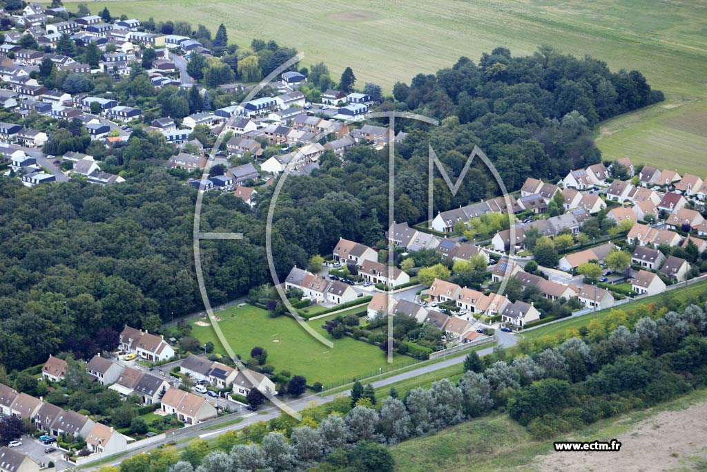 Photo arienne de Combs-la-Ville (Bois de l'vque)