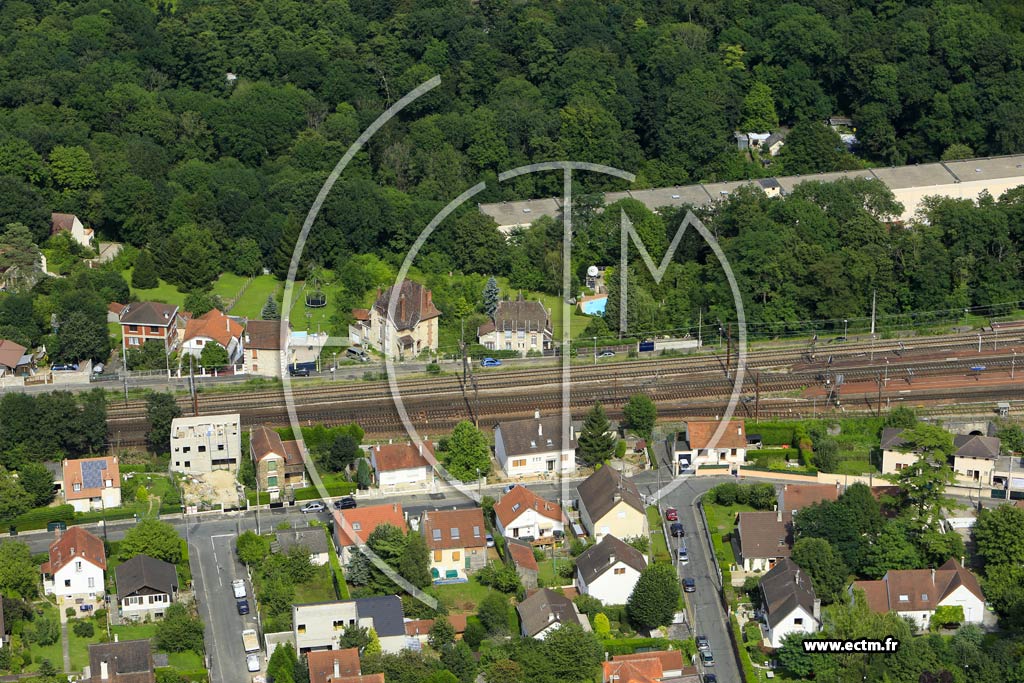 Photo arienne de Combs-la-Ville (la Bouillonne)