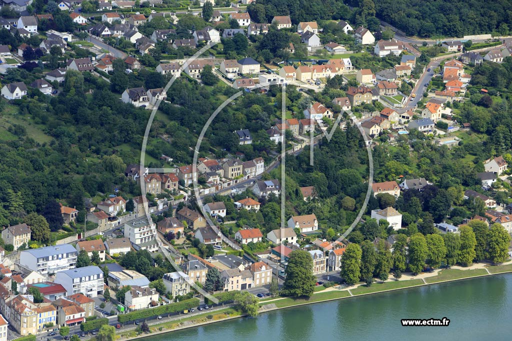 Photo arienne de Corbeil-Essonnes (Rive Droite)