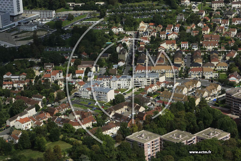 Photo arienne de Crosne