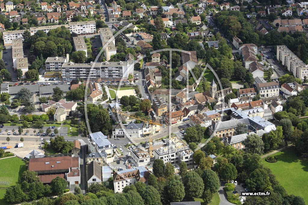 Photo arienne de Crosne