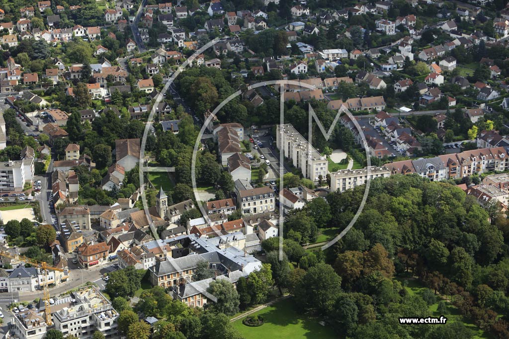 Photo arienne de Crosne