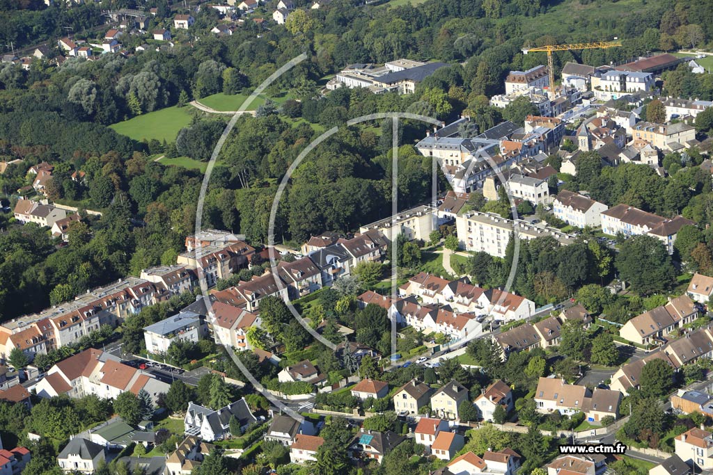 Photo arienne de Crosne (la Glacire)