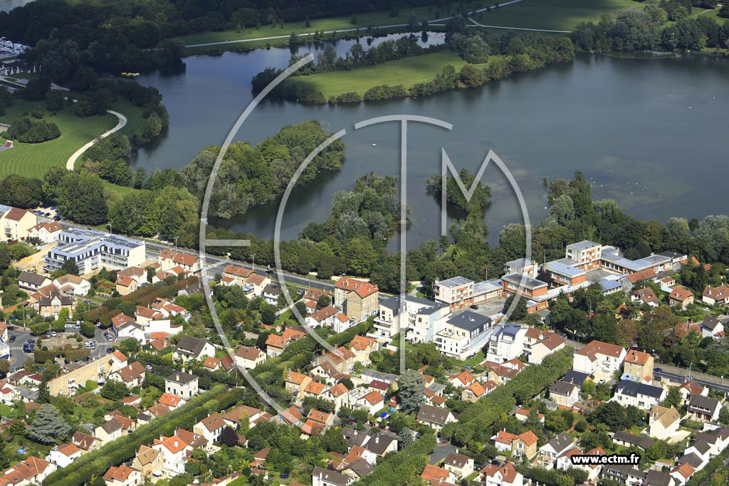Photo arienne de Draveil (la Villa Draveil)