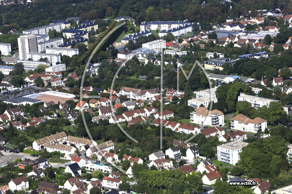 Photo arienne de Draveil (Quartier de Joffre Dupuytren)