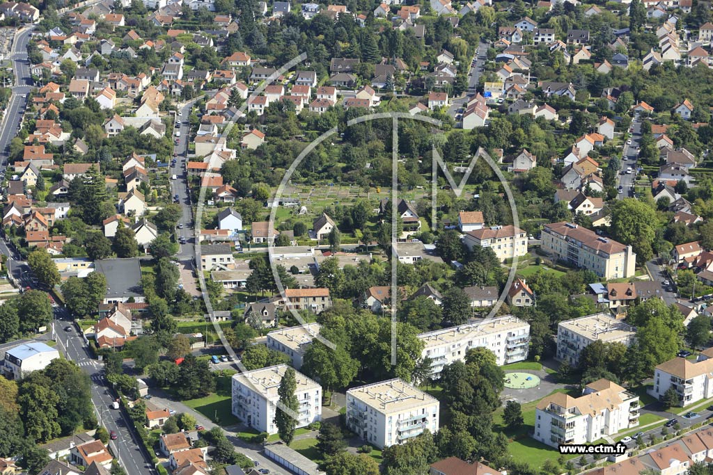 Photo arienne de Draveil (Quartier de Joffre Dupuytren)