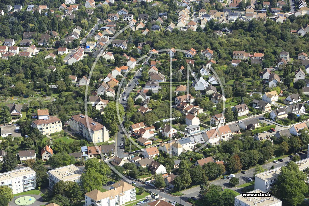 Photo arienne de Draveil (Quartier de Joffre Dupuytren)