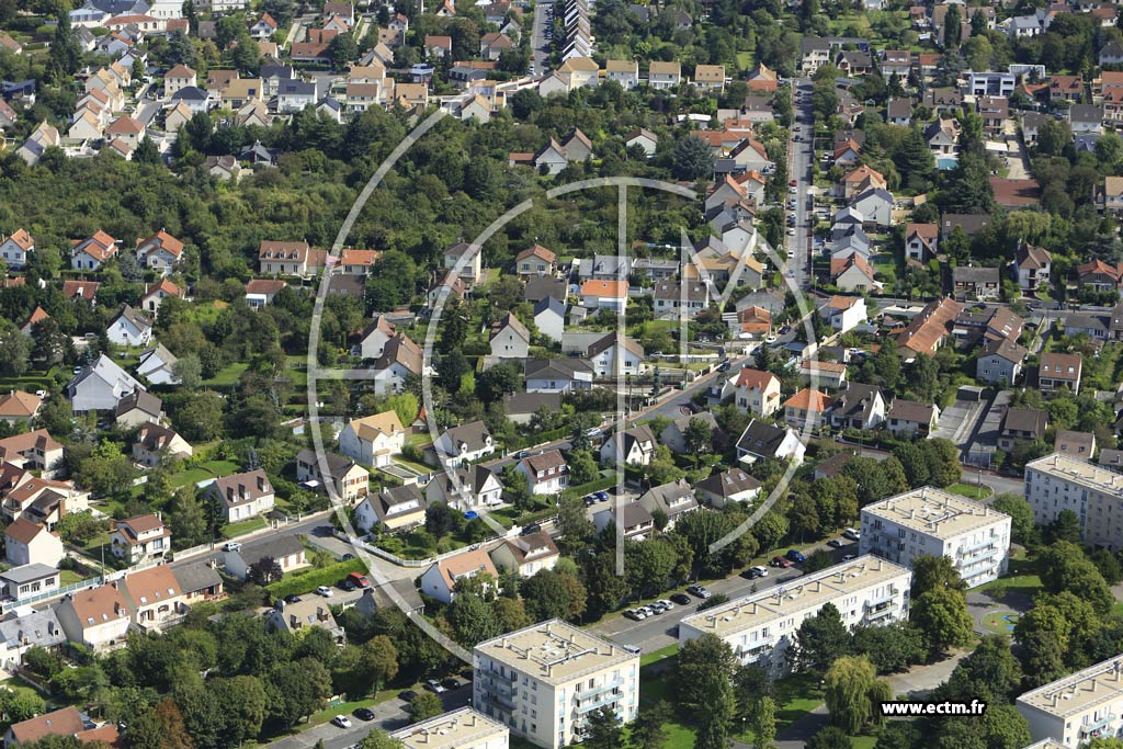 Photo arienne de Draveil (Quartier de Joffre Dupuytren)