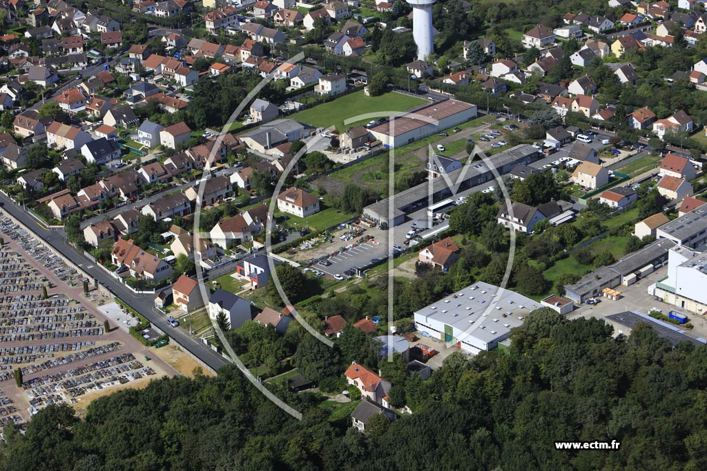Photo arienne de Draveil (Quartier de Snart)