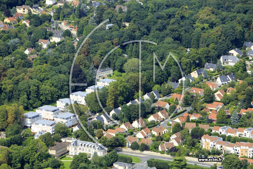 Photo arienne de tiolles (Parc de Jarcy)