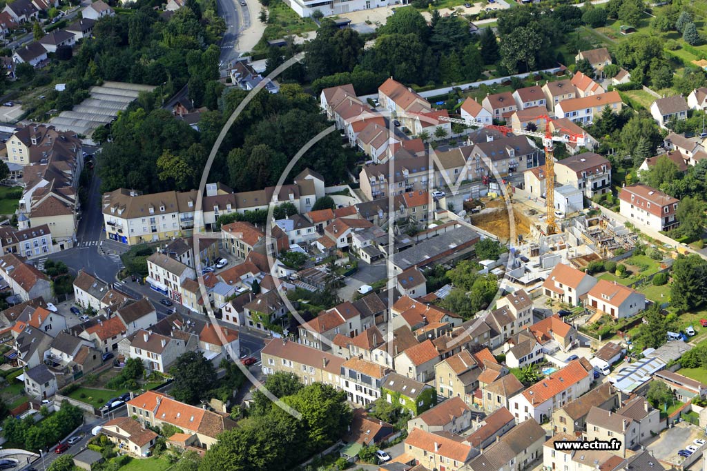 Photo arienne de Mandres-les-Roses