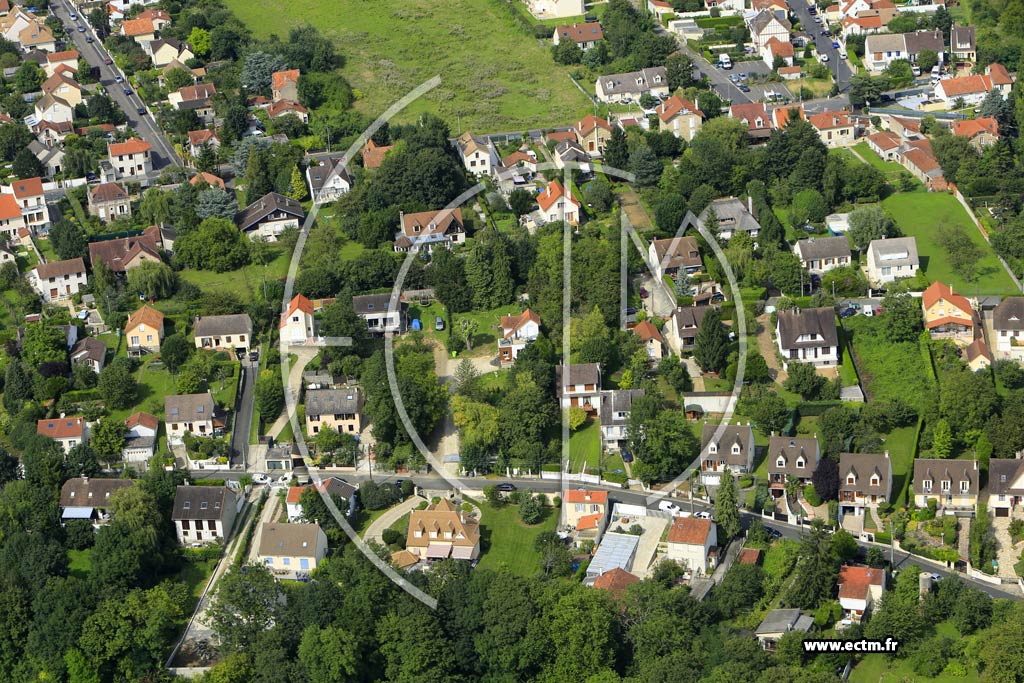 Photo arienne de Mandres-les-Roses (Croix Verte)
