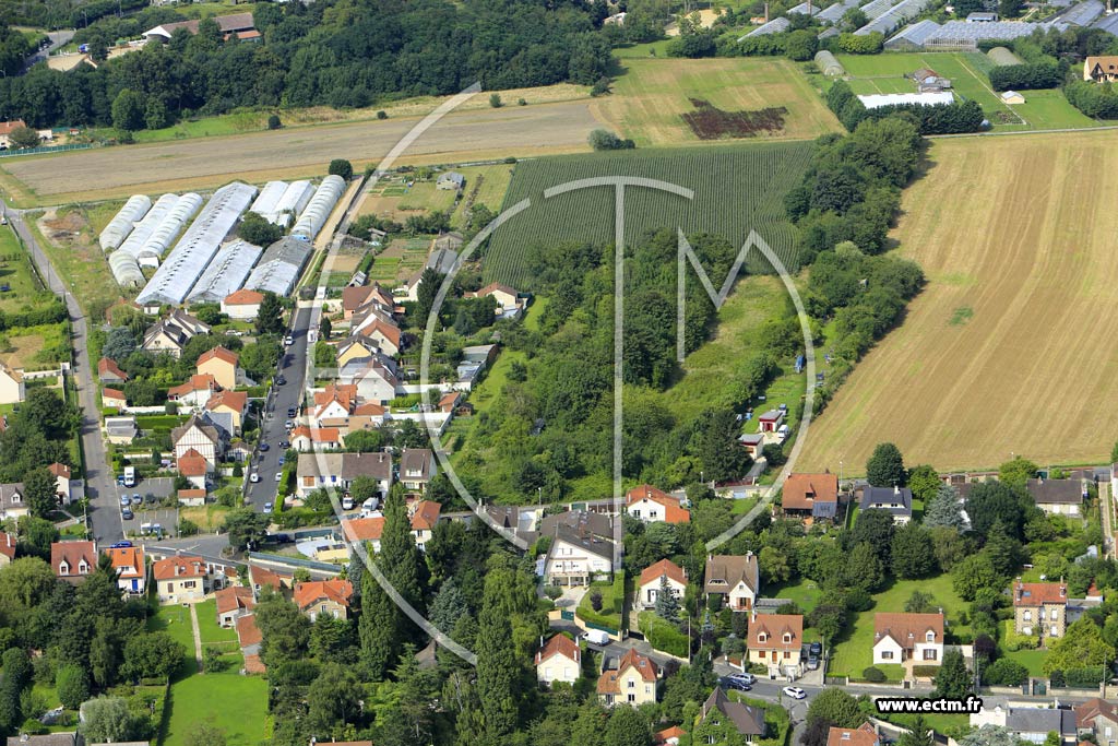 Photo arienne de Mandres-les-Roses (Croix Verte)