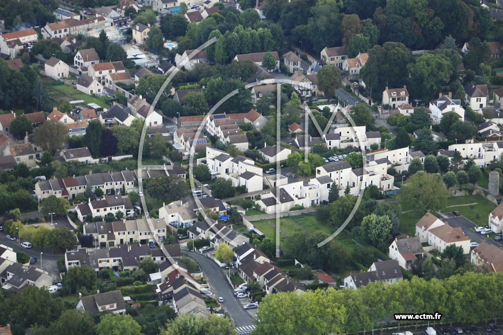 Photo arienne de Moissy-Cramayel