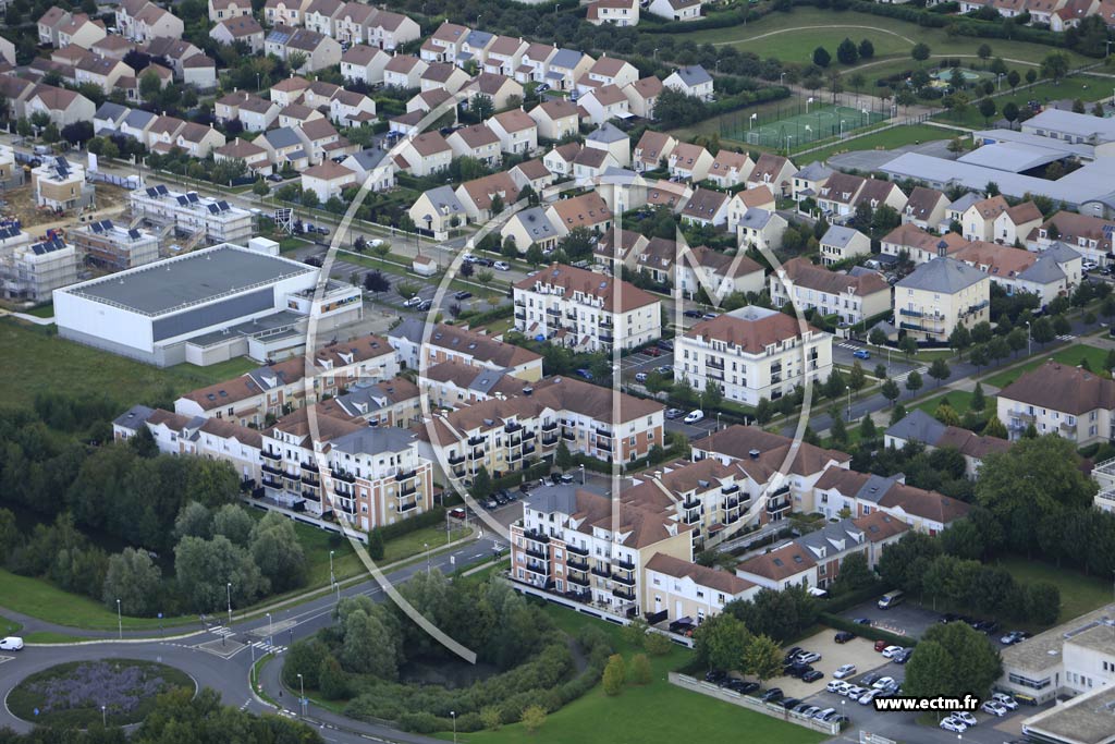 Photo arienne de Moissy-Cramayel (le Jatteau)