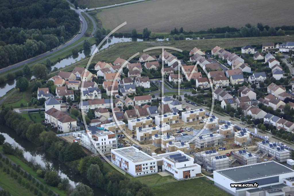 Photo arienne de Moissy-Cramayel (le Jatteau)